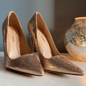 Rose Gold Mermaid Fashion Nova Heels